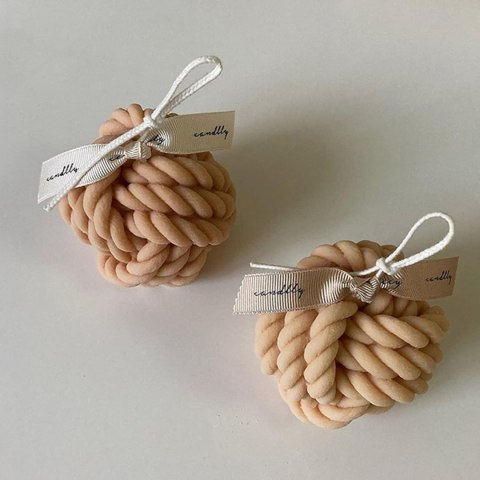 2x FOREMKA FORMA DO ŚWIEC MYDEŁ ŻYWICY SILIKONOWA KŁĘBEK KOSTKA 3D +KNOTY