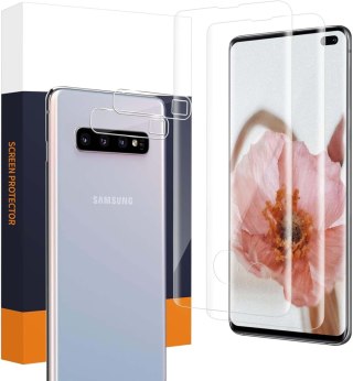 2X SZKŁO HARTOWANE SAMSUNG GALAXY S10+ WYSOKA OCHRONA + 2X SZKŁO NA APARAT