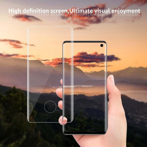 2X SZKŁO HARTOWANE SAMSUNG GALAXY S10+ WYSOKA OCHRONA + 2X SZKŁO NA APARAT