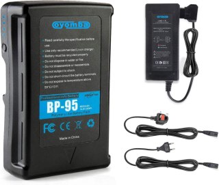 AKUMULATOR OYOMBA BP-95 DO KAMER SONY 95Wh 6600mAh V-mount EU/UK zasilacz
