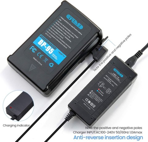 AKUMULATOR OYOMBA BP-95 DO KAMER SONY 95Wh 6600mAh V-mount EU/UK zasilacz