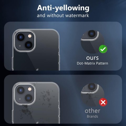 ETUI APPLE IPHONE 14 PRZEZROCZYSTE 3x SZKŁO HARTOWANE WYTRZYMAŁE SOLIDNE