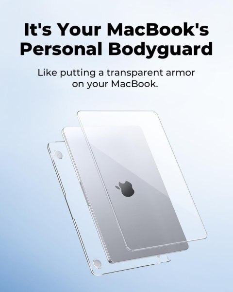 ETUI CASE MACBOOK AIR 15" M2 2023 PRZEZROCZYSTE NAKŁADKA NA KLAWIATURĘ EU/UK