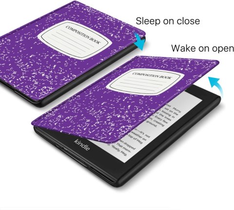 ETUI DO CZYTNIK KSIĄŻEK KINDLE 10 GEN 2018 FIOLETOWE KSIĄŻKA ZAMYKANE