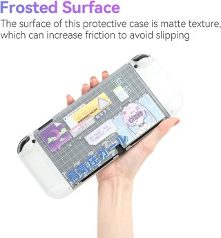 ETUI OCHRONNE NA NINTENDO SWITCH OLED GRA DZIEWCZYNKA KOLOROWE