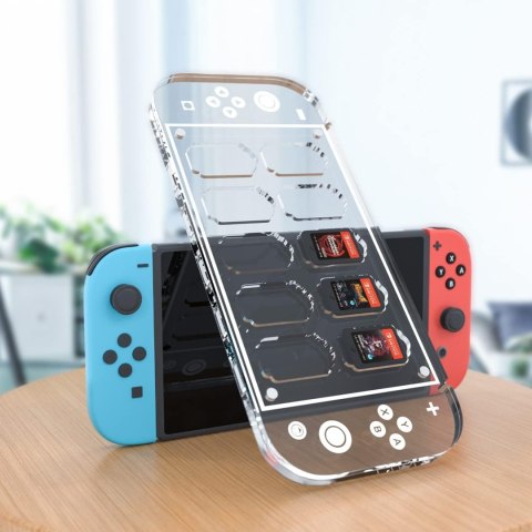 ETUI ORGANIZER NA KARTY NINTENDO SWITCH OLED MICRO SD PRZEZROCZYSTE MAGNES ETUI ORGANIZER NA KARTY NINTENDO SWITCH OLED MICRO SD PRZEZROCZYSTE MAGNES