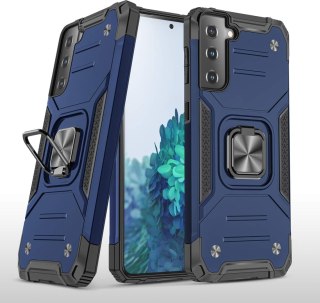 ETUI SAMSUNG GALAXY S21 GRANATOWE CZARNA RAMKA PANCERNE WYTRZYMAŁE UCHWYT