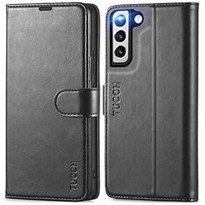 ETUI SAMSUNG GALAXY S22+ CZARNE ZAMYKANE Z KLAPKĄ MIEJSCE NA KARTY