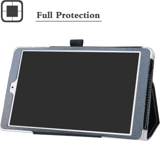 ETUI TABLET TECLAST P80 PRO CZARNE ZAMYKANE Z KLAPKĄ WYTRZYMAŁE SOLIDNE
