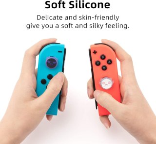 GUMKI NAKŁADKI PRZYCISKI NINTENDO SWITCH LITE OLED SILIKONOWE DUSZKI x4