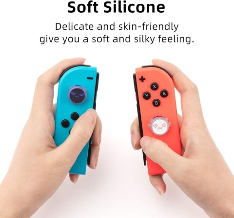 GUMKI NAKŁADKI PRZYCISKI NINTENDO SWITCH LITE OLED SILIKONOWE DUSZKI x4