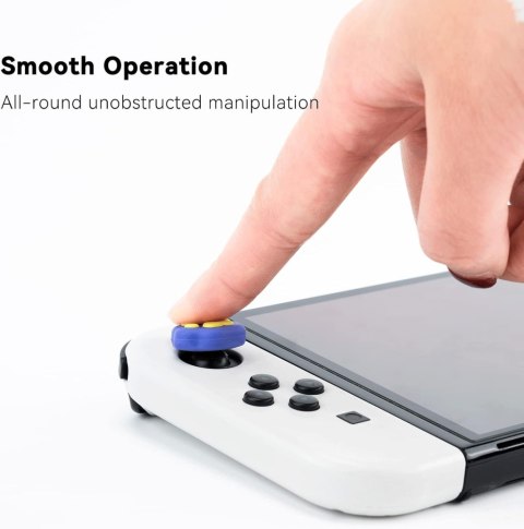 GUMKI NAKŁADKI PRZYCISKI NINTENDO SWITCH LITE OLED SILIKONOWE KOCIE ŁAPKIx4