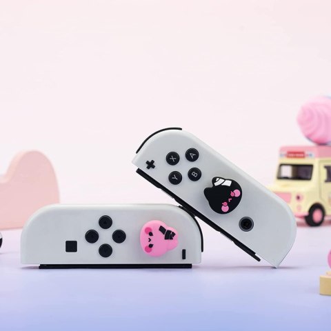 GUMKI NAKŁADKI PRZYCISKI NINTENDO SWITCH LITE OLED SILIKONOWE KRÓLIK KOT x4 GUMKI NAKŁADKI PRZYCISKI NINTENDO SWITCH LITE OLED SILIKONOWE KRÓLIK KOT x4