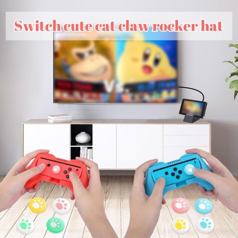 NAKŁADKI ANALOG NA JOYSTICK Ps4 Ps3 Ps2 Xbox One 360 Nintendo kolorowe 8szt