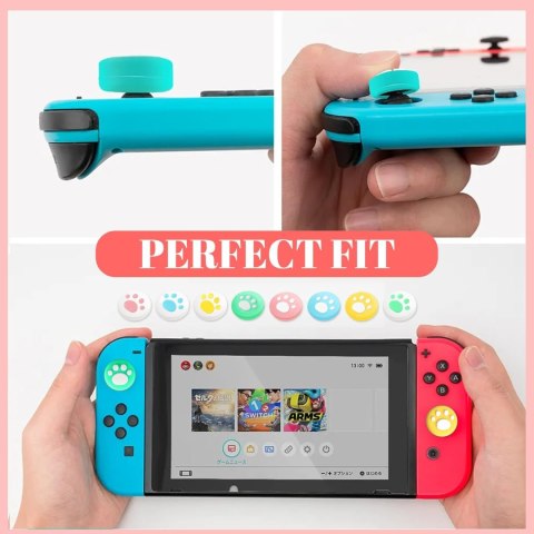 NAKŁADKI ANALOG NA JOYSTICK Ps4 Ps3 Ps2 Xbox One 360 Nintendo kolorowe 8szt