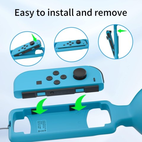 UCHWYT MARAKSY JOY-CON JOYCON NINTENDO SWITCH SAMBA NIEBIESKI CZERWONY 2szt