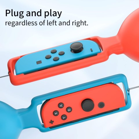 UCHWYT MARAKSY JOY-CON JOYCON NINTENDO SWITCH SAMBA NIEBIESKI CZERWONY 2szt