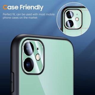 2X SZKŁO HARTOWANE NA APARAT APPLE IPHONE 11 / 12 MINI WYSOKA OCHRONA