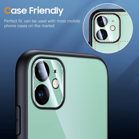 2X SZKŁO HARTOWANE NA APARAT APPLE IPHONE 11 / 12 MINI WYSOKA OCHRONA