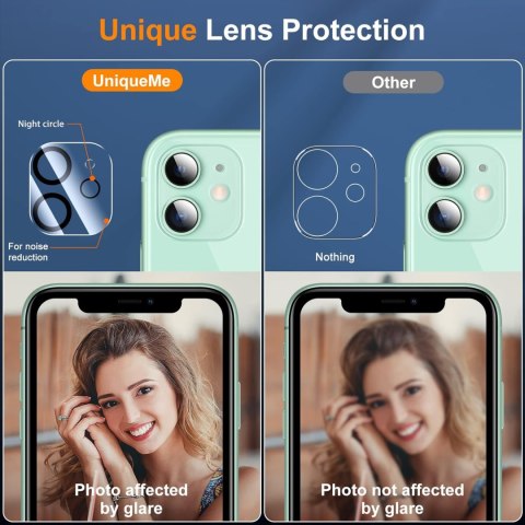2X SZKŁO HARTOWANE NA APARAT APPLE IPHONE 11 / 12 MINI WYSOKA OCHRONA