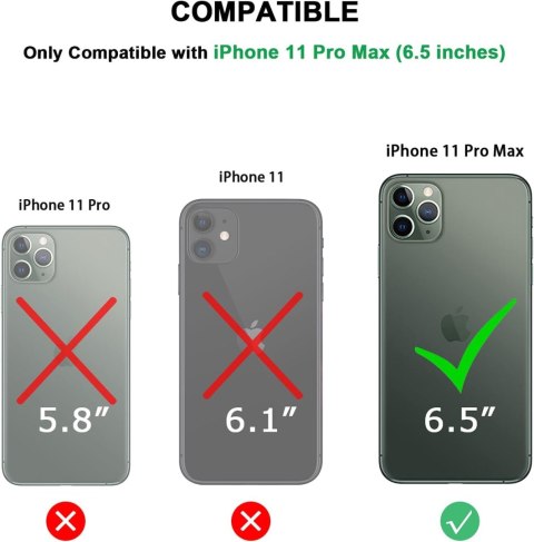 ETUI APPLE IPHONE 11 PRO MAX IMITACJA DREWNA BRĄZOWE PLECKI OCHRONNE