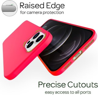 ETUI APPLE IPHONE 12 PRO MAX RÓŻOWE JASKRAWE PLECKI OCHRONNE WYTRZYMAŁE