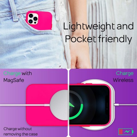 ETUI APPLE IPHONE 12 PRO MAX RÓŻOWE JASKRAWE PLECKI OCHRONNE WYTRZYMAŁE