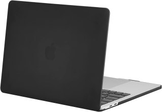 ETUI DO MACBOOK PRO 13.6" 2017-2022 CZARNY PLASTKOWE +NAKŁADKA NA KLAWIATURĘ