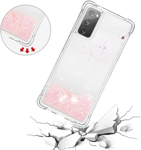 ETUI DO SAMSUNG GALAXY S21 FE 5G BEZBARWNE RÓŻOWE GWIAZDKI 2X SZKŁO ETUI DO SAMSUNG GALAXY S21 FE 5G BEZBARWNE RÓŻOWE GWIAZDKI 2X SZKŁO