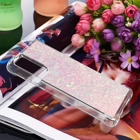 ETUI DO SAMSUNG GALAXY S21 FE 5G BEZBARWNE RÓŻOWE GWIAZDKI 2X SZKŁO ETUI DO SAMSUNG GALAXY S21 FE 5G BEZBARWNE RÓŻOWE GWIAZDKI 2X SZKŁO