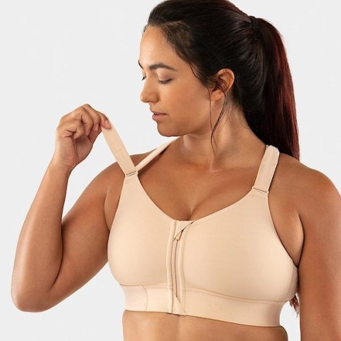 STANIK SPORTOWY SHEFIT BEŻOWY ŚREDNIE PODTRZYMANIE REGULOWANY 4XL STANIK SPORTOWY SHEFIT BEŻOWY ŚREDNIE PODTRZYMANIE REGULOWANY 4XL