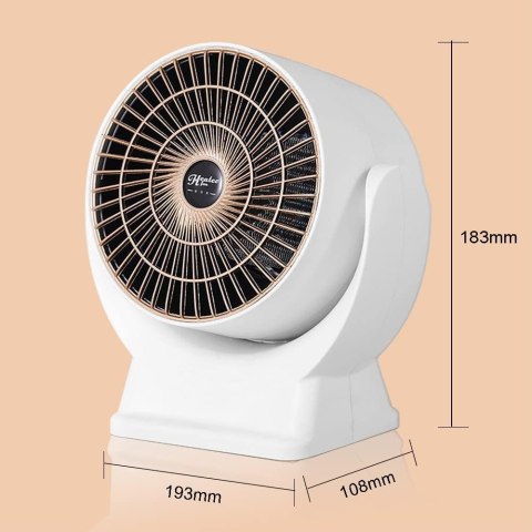 TERMOWENTYLATOR GRZEJNIK ELEKTRYCZNY MAŁY DO SYPIALNI 800W 19,3x18,3x10,8cm