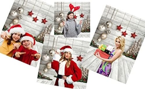 TŁO WINYLOWE FOTOGRAFICZNE 1,8x2,7m DREWNO CHOINKA BOMBKI ŚWIĘTA TŁO WINYLOWE FOTOGRAFICZNE 1,8x2,7m DREWNO CHOINKA BOMBKI ŚWIĘTA