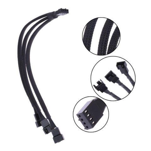 4x KABEL ROZDZIELACZ ROZGAŁĘZIACZ WENTYLATORA PWM 4 PIN 3 PIN PRZEDŁUŻACZ 4x KABEL ROZDZIELACZ ROZGAŁĘZIACZ WENTYLATORA PWM 4 PIN 3 PIN PRZEDŁUŻACZ