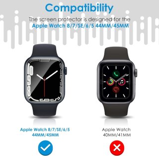 5X FOLIA OCHRONNA DO APPLE WATCH SERII 6/5/4/ SE 44MM WYSOKA OCHRONA