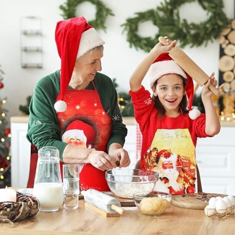 FARTUCH KUCHENNY ŚWIĄTECZNY BOŻE NARODZENIE MIKOŁAJ NA PREZENT FARTUCH KUCHENNY ŚWIĄTECZNY BOŻE NARODZENIE MIKOŁAJ NA PREZENT