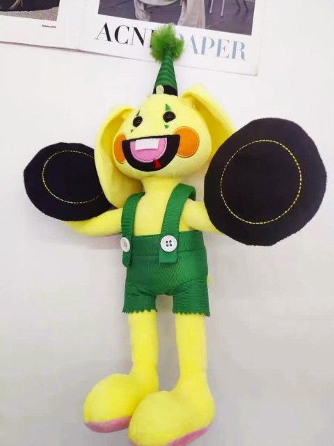 KRÓLIK PLUSZOWY ŻÓŁTY MASKOTKA PRZYTULANKA MIĘKKA ZABAWKA BUNZO BUNNY 40cm