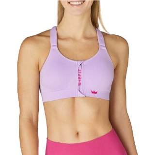 STANIK SPORTOWY SHEFIT FIOLETOWY NISKIE PODTRZYMANIE 6XL