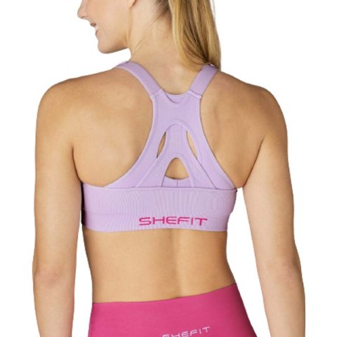 STANIK SPORTOWY SHEFIT FIOLETOWY NISKIE PODTRZYMANIE 6XL STANIK SPORTOWY SHEFIT FIOLETOWY NISKIE PODTRZYMANIE 6XL