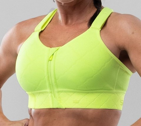 STANIK SPORTOWY SHEFIT NEON ZIELONY ŚREDNIE PODTRZYMANIE REGULOWANY 4XL STANIK SPORTOWY SHEFIT NEON ZIELONY ŚREDNIE PODTRZYMANIE REGULOWANY 4XL