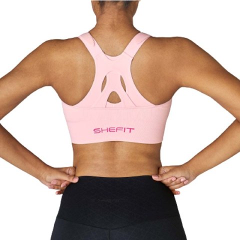 STANIK SPORTOWY SHEFIT RÓŻOWY NISKIE PODTRZYMANIE 6XL STANIK SPORTOWY SHEFIT RÓŻOWY NISKIE PODTRZYMANIE 6XL