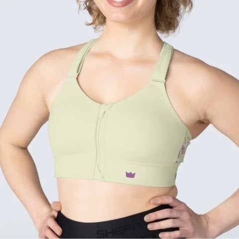 STANIK SPORTOWY SHEFIT ZIELONY ŚREDNIE PODTRZYMANIE REGULOWANY 3XL STANIK SPORTOWY SHEFIT ZIELONY ŚREDNIE PODTRZYMANIE REGULOWANY 3XL