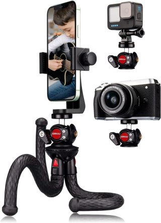 STATYW DO SMARTFONA GOPRO APARATU TRIPOD ELASTYCZNY 3 KOŃCÓWKI 30cm