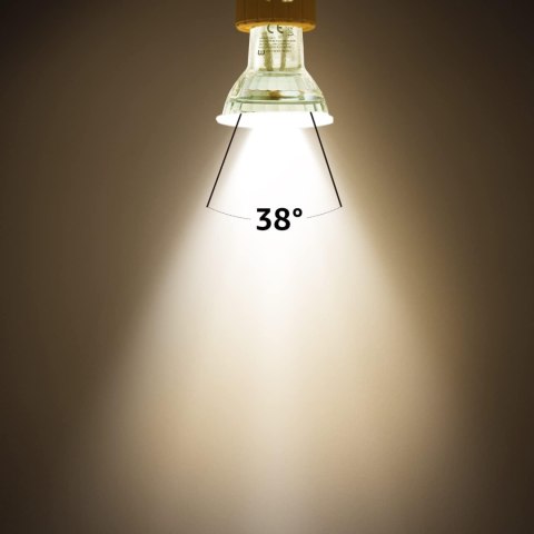 10x ŻARÓWKA LED GU10 PAR16 4,5W=50W 2700K 345lm CIEPŁA BIEL