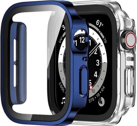 2x ETUI OBUDOWA NA ZEGAREK APPLE WATCH 4/5/6/SE 44mm GRANATOWA I BEZBARWNA 2x ETUI OBUDOWA NA ZEGAREK APPLE WATCH 4/5/6/SE 44mm GRANATOWA I BEZBARWNA