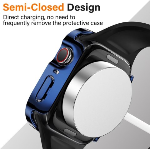 2x ETUI OBUDOWA NA ZEGAREK APPLE WATCH 4/5/6/SE 44mm GRANATOWA I BEZBARWNA 2x ETUI OBUDOWA NA ZEGAREK APPLE WATCH 4/5/6/SE 44mm GRANATOWA I BEZBARWNA