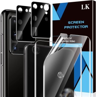 2X FOLIA OCHRONNA SAMSUNG GALAXY S20 ULTRA 2X SZKŁO NA APARAT SOLIDNE