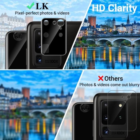 2X FOLIA OCHRONNA SAMSUNG GALAXY S20 ULTRA 2X SZKŁO NA APARAT SOLIDNE