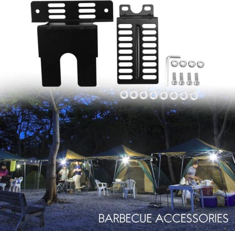 2x UCHWYT DO GRILLA PODWYŻSZENIE GRILL STAL SILNIK ROŻNA AKCESORIA 2x UCHWYT DO GRILLA PODWYŻSZENIE GRILL STAL SILNIK ROŻNA AKCESORIA
