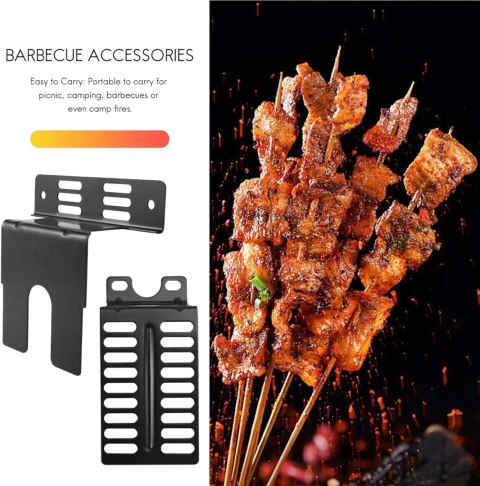 2x UCHWYT DO GRILLA PODWYŻSZENIE GRILL STAL SILNIK ROŻNA AKCESORIA 2x UCHWYT DO GRILLA PODWYŻSZENIE GRILL STAL SILNIK ROŻNA AKCESORIA